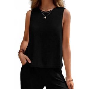 NEW SWEETKAMA salida sleeveless top in black